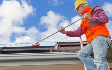 Hayfield Green soft wash roof cleaning